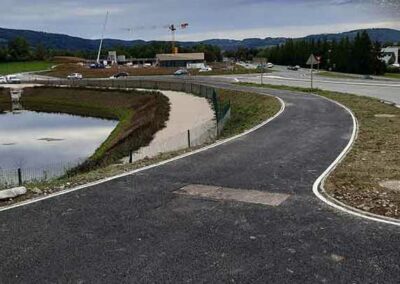 Piste cyclable entre Poisy et Gillon